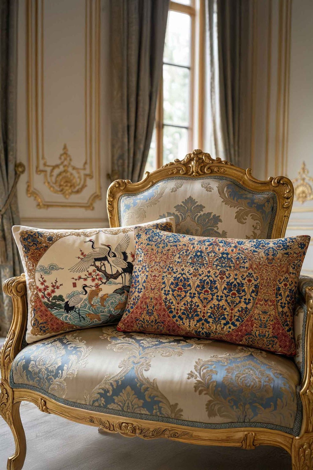 Rumi Cushion Covers & Table Runner Gift Set – 7 Pieces