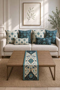 Seljuk Heritage Cushion Covers & Table Runner Gift Set – 7 Pieces
